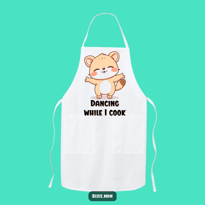 Funny Happy Dance Animal Apron: Cook with Rhythm, Perfect Funny Kitchen Gift