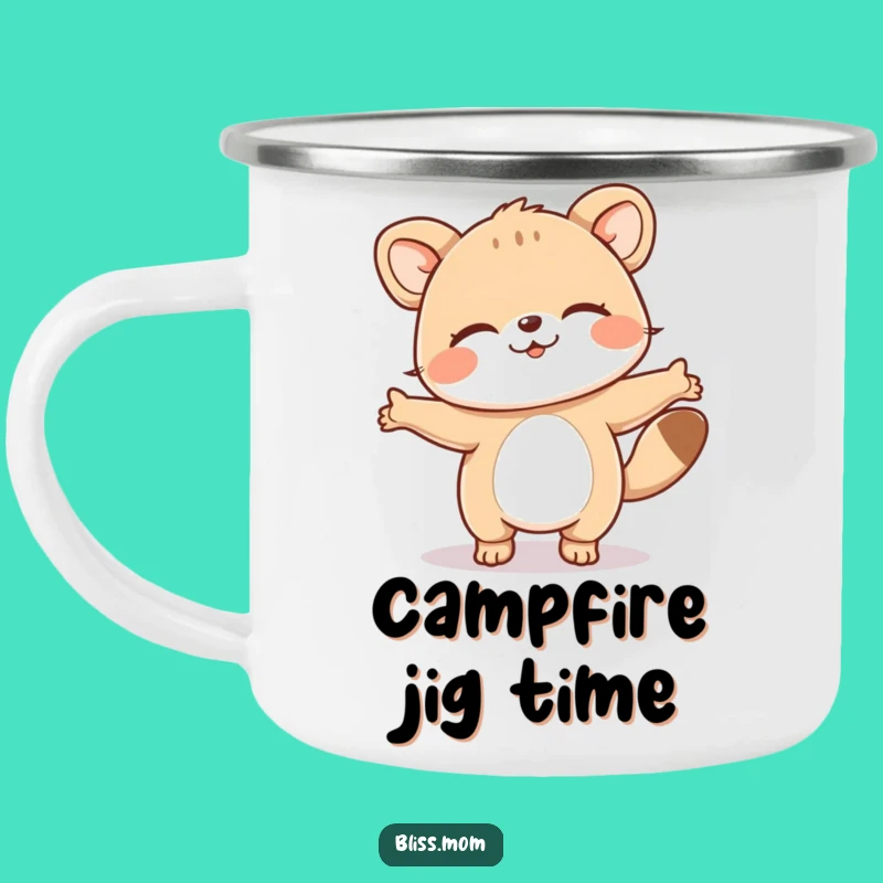 Durable Funny Happy Dance Animal Camping Mug: Dance Outdoors, Best Funny Gift