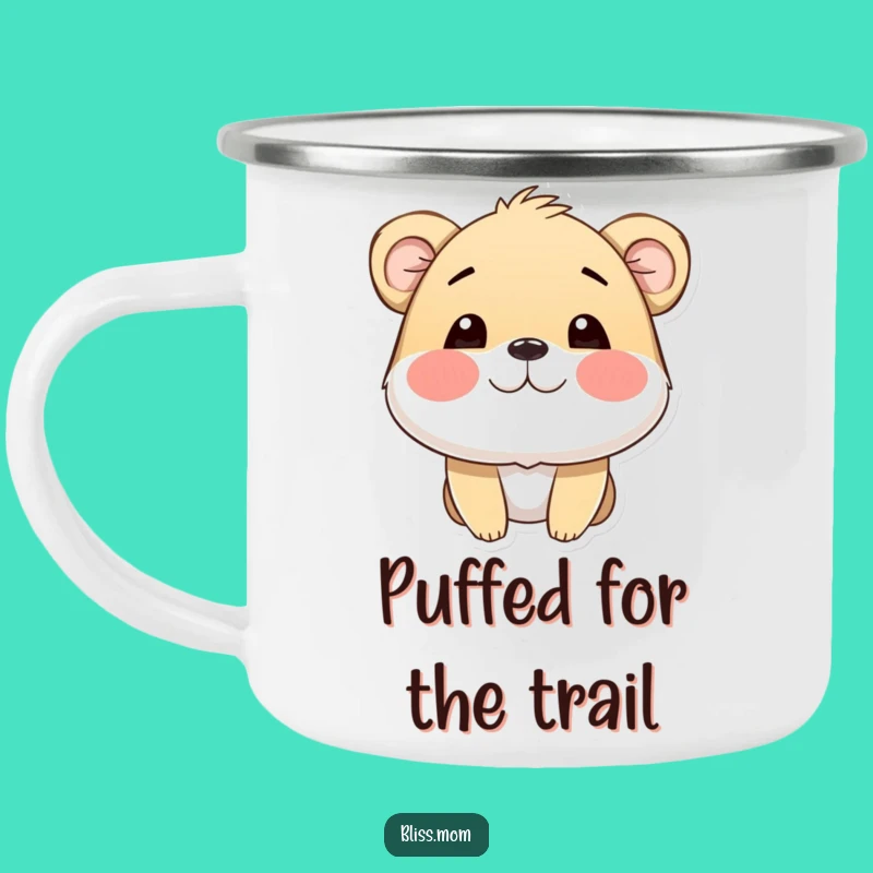 Durable Funny Puffed Cheeks Animal Camping Mug: Sip Happily, Best Funny Gift