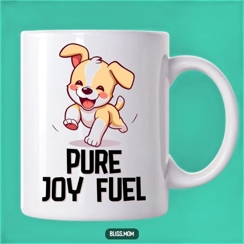 Funny Puppy Tail Chaser Mug: Hilarious Gift for Dog Lovers