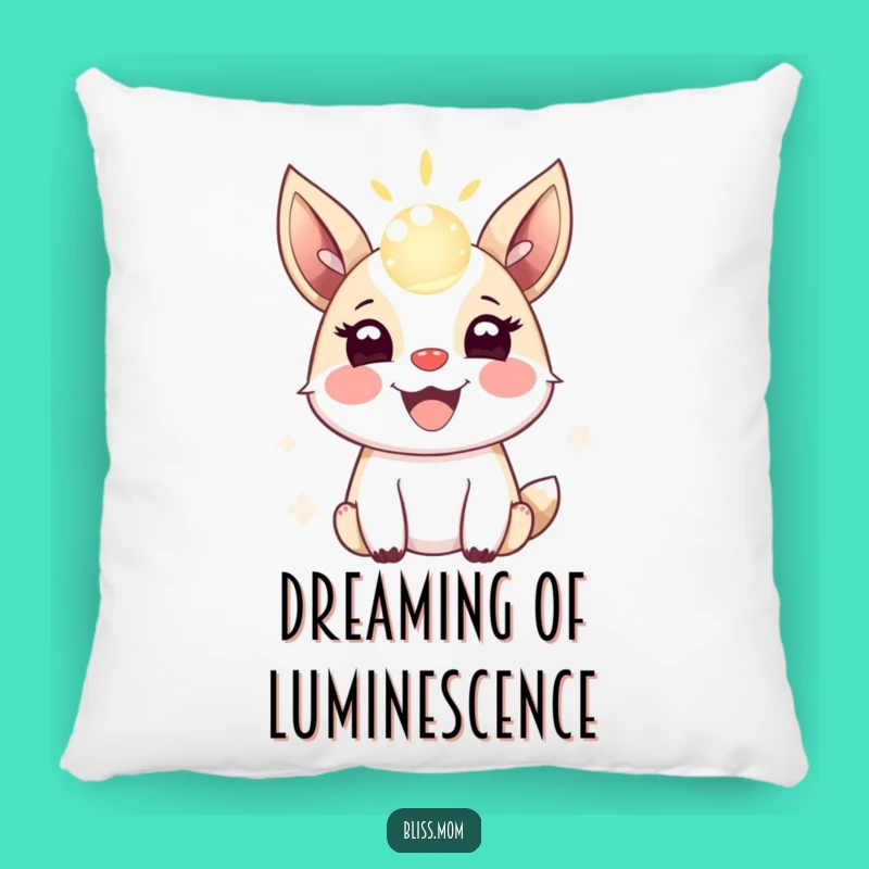Funny Animal Pillow: Cuddle Up with a Joyful Creature and its Magical Orb