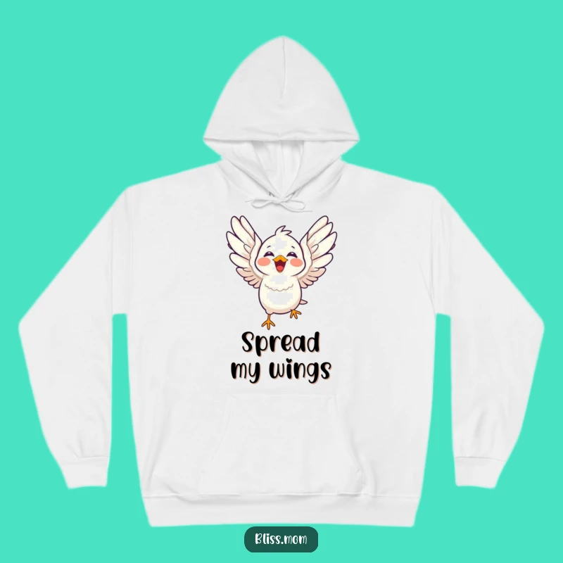Cozy Funny Kawaii Bird Hoodie - Warm & Joyful Avian Comfort Gift