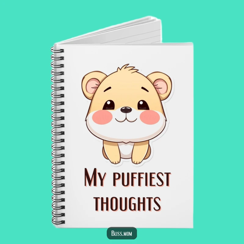 Funny Puffed Cheeks Animal Notebook: Jot Down Happy Ideas, Great Funny Gift