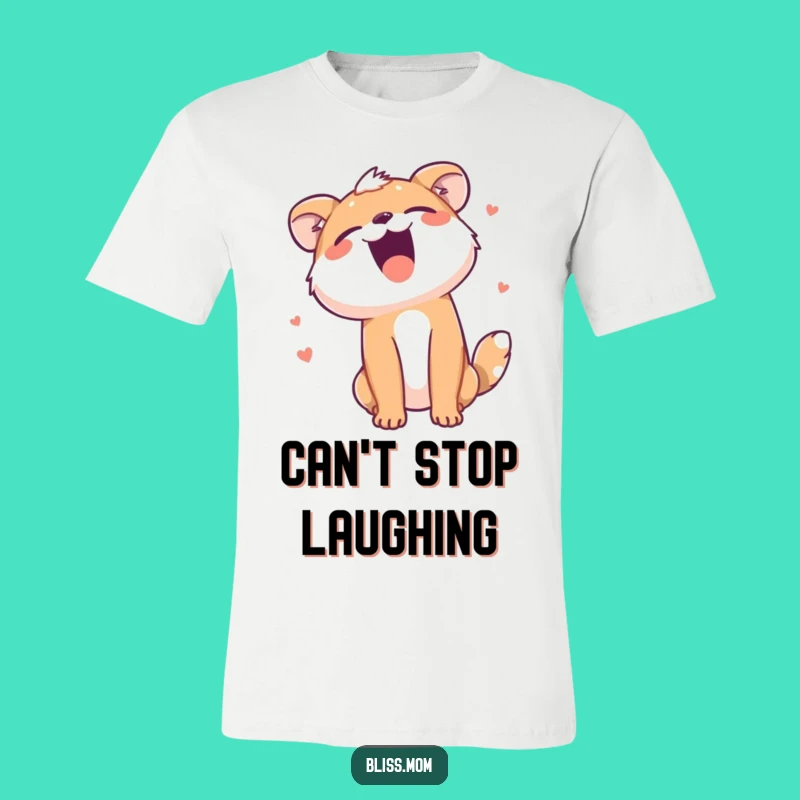 Funny Animal Laughing T-Shirt: Hilarious Joyous Beast Tee, Perfect Funny Gift Apparel