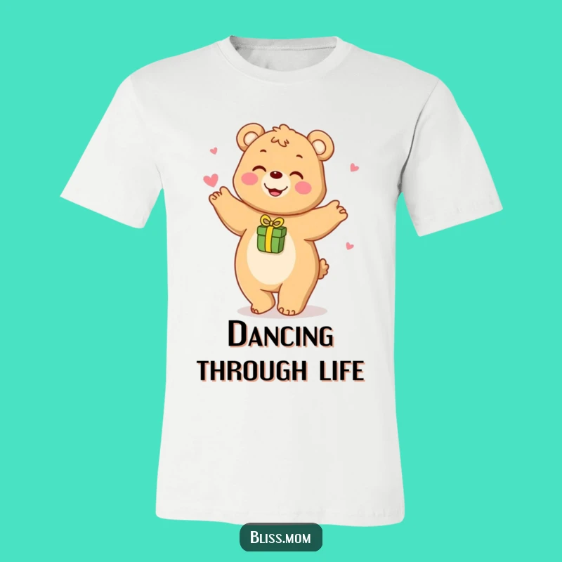 Funny Bear Mom Dance T-Shirt - Playful Mama Bear Style