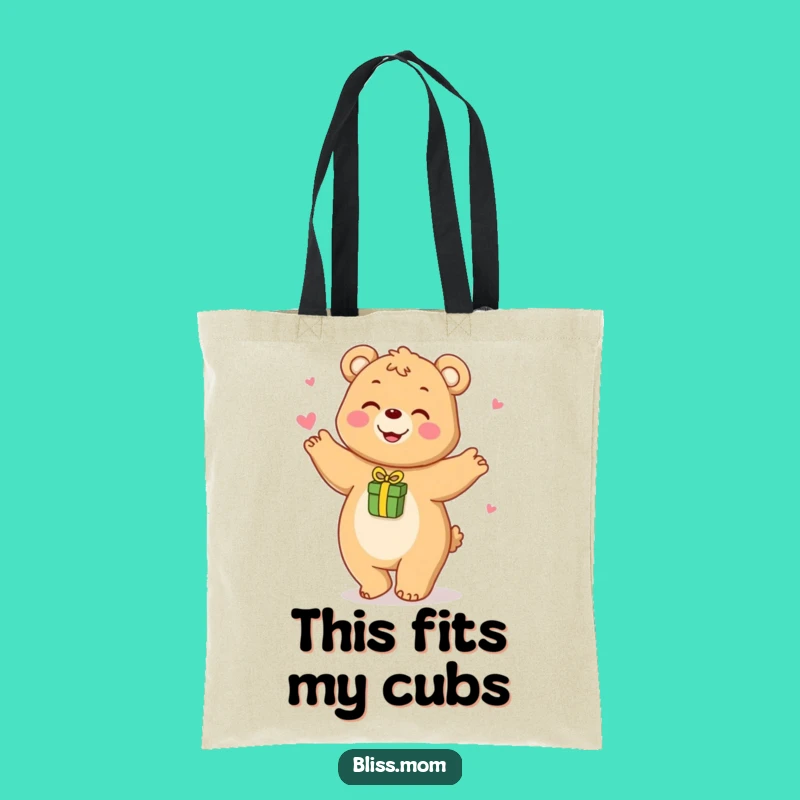 Funny Bear Mom Dance Tote Bag - Carry Your Playful Spirit