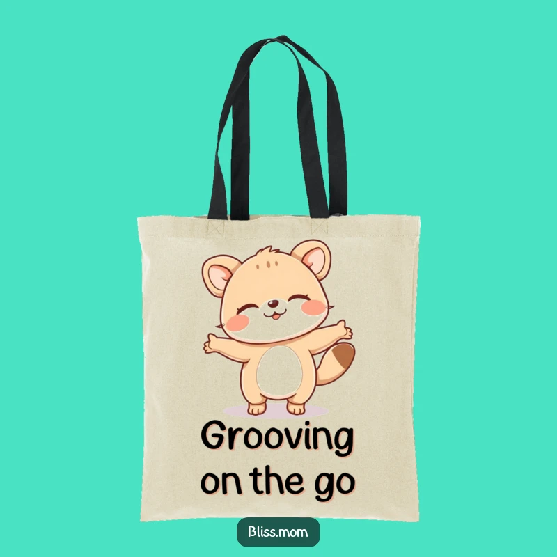 Funny Happy Dance Animal Tote Bag: Carry Your Groove, Perfect Funny Gift